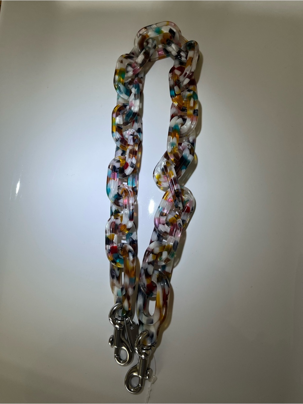 Coach - Coachtopia Resin Bag Chain in Cloud Multi colour - New / Never Used - Picture 8 of 8